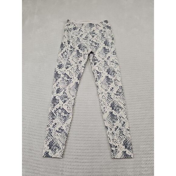 Victorias Secret Pink Sport Leggings Womens Small Snake Skin Print High Rise - Picture 1 of 7